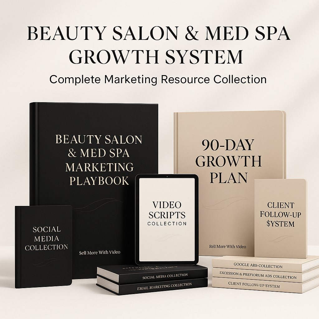 Beauty Salon & Med Spa marketing resource collection