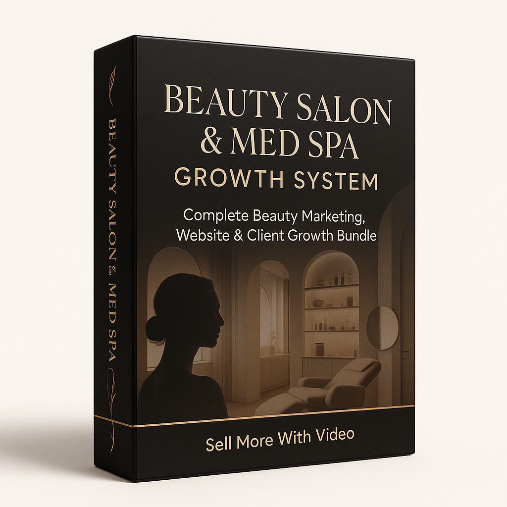 Beauty Salon & Med Spa Growth System premium product box
